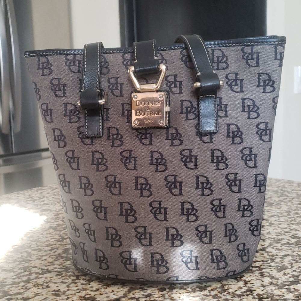 Dooney & Bourke Signature North/South Bucket Bag